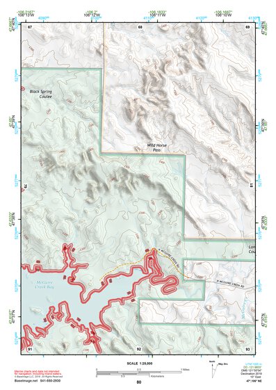 47106NE Page 80 Fort Peck Lake East Topo Preview 1