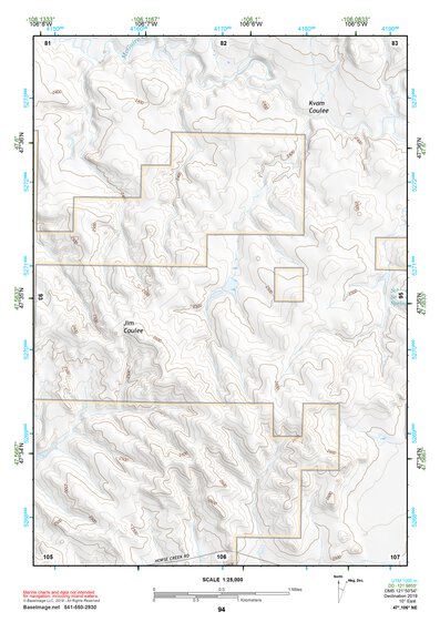 47106NE Page 94 Fort Peck Lake East Topo Preview 1