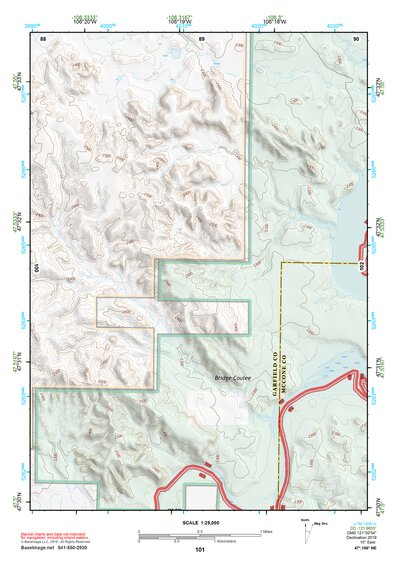 47106NE Page 101 Fort Peck Lake East Topo Preview 1