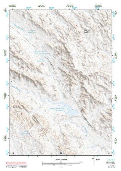 47106NW Page 2 Fort Peck Lake East Topo Preview 1
