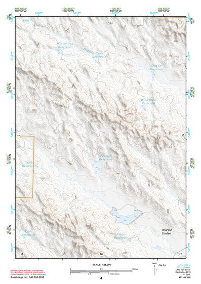 47106NW Page 4 Fort Peck Lake East Topo Preview 1
