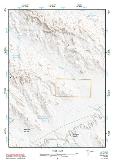 47106NW Page 5 Fort Peck Lake East Topo Preview 1
