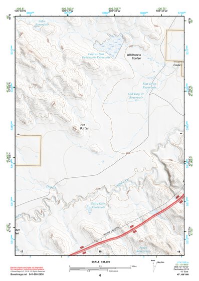 47106NW Page 6 Fort Peck Lake East Topo Preview 1