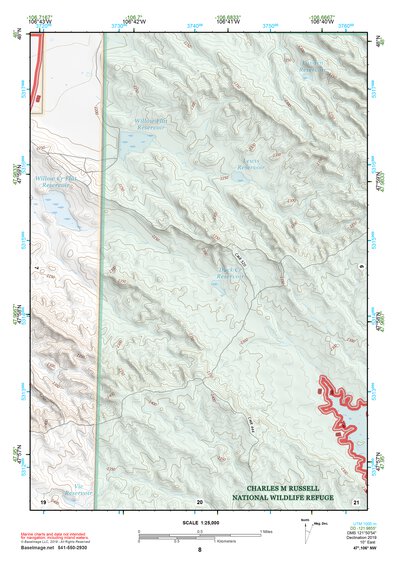 47106NW Page 8 Fort Peck Lake East Topo Preview 1