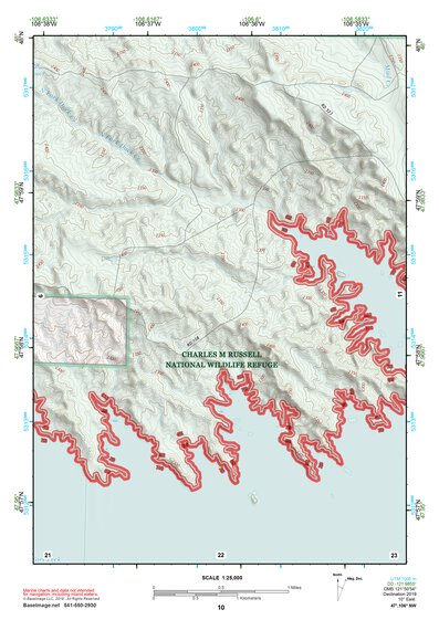 47106NW Page 10 Fort Peck Lake East Topo Preview 1