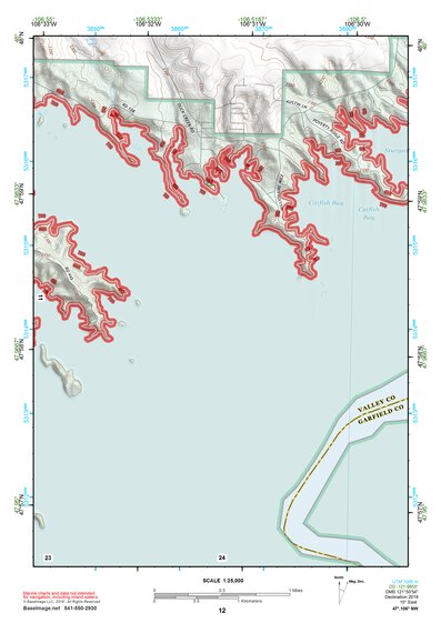 47106NW Page 12 Fort Peck Lake East Topo Preview 1