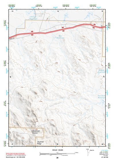 47106NW Page 26 Fort Peck Lake East Topo Preview 1