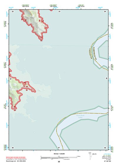 47106NW Page 35 Fort Peck Lake East Topo Preview 1