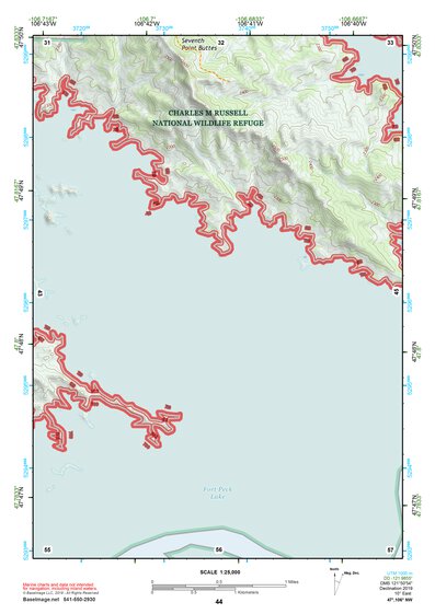 47106NW Page 44 Fort Peck Lake East Topo Preview 1