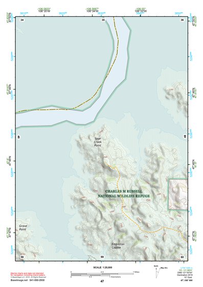 47106NW Page 47 Fort Peck Lake East Topo Preview 1