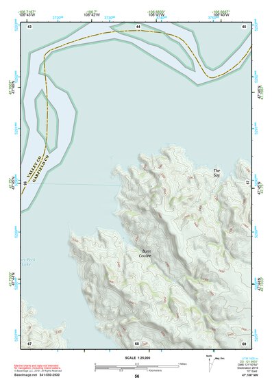 47106NW Page 56 Fort Peck Lake East Topo Preview 1