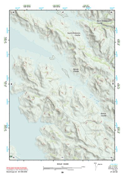 47106NW Page 59 Fort Peck Lake East Topo Preview 1