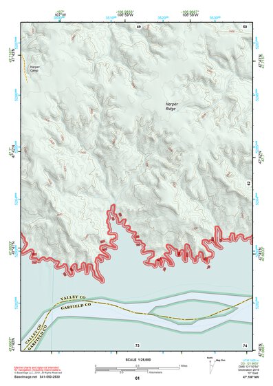 47106NW Page 61 Fort Peck Lake East Topo Preview 1