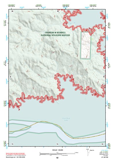 47106NW Page 62 Fort Peck Lake East Topo Preview 1