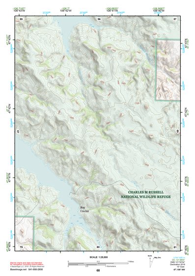 47106NW Page 68 Fort Peck Lake East Topo Preview 1