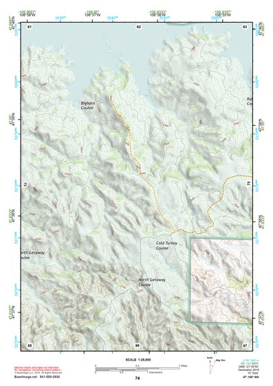 47106NW Page 74 Fort Peck Lake East Topo Preview 1