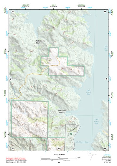 47106NW Page 75 Fort Peck Lake East Topo Preview 1