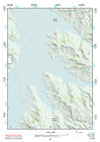 47106NW Page 76 Fort Peck Lake East Topo Preview 1