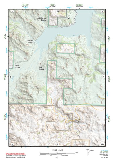 47106NW Page 87 Fort Peck Lake East Topo Preview 1