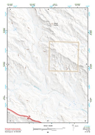 47107NE Page 22 Fort Peck Lake West Topo Preview 1