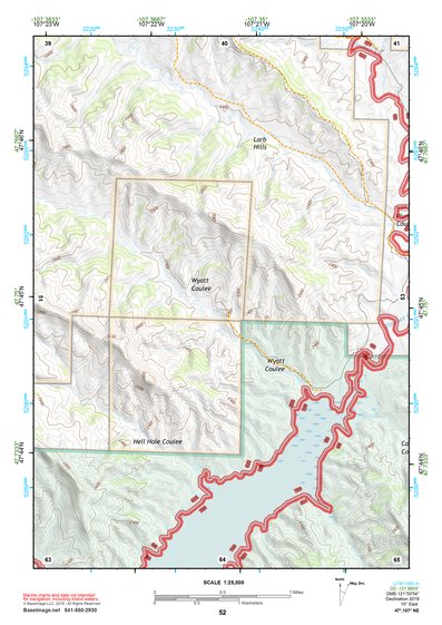 47107NE Page 52 Fort Peck Lake West Topo Preview 1