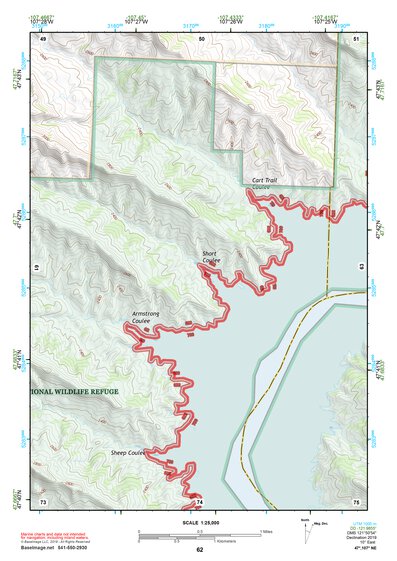 47107NE Page 62 Fort Peck Lake West Topo Preview 1