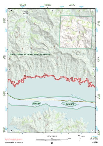 47107NE Page 65 Fort Peck Lake West Topo Preview 1