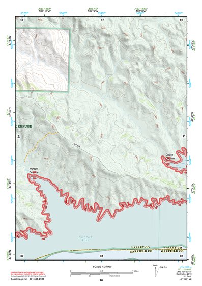 47107NE Page 69 Fort Peck Lake West Topo Preview 1
