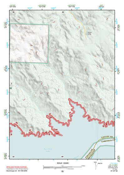 47107NE Page 72 Fort Peck Lake West Topo Preview 1