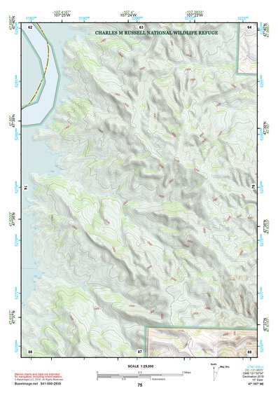 47107NE Page 75 Fort Peck Lake West Topo Preview 1