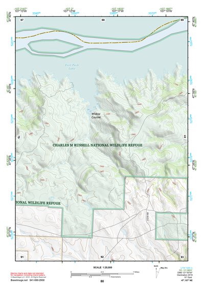 47107NE Page 80 Fort Peck Lake West Topo Preview 1