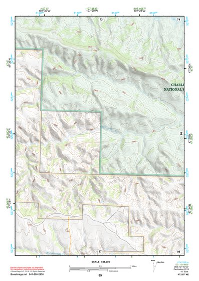 47107NE Page 85 Fort Peck Lake West Topo Preview 1