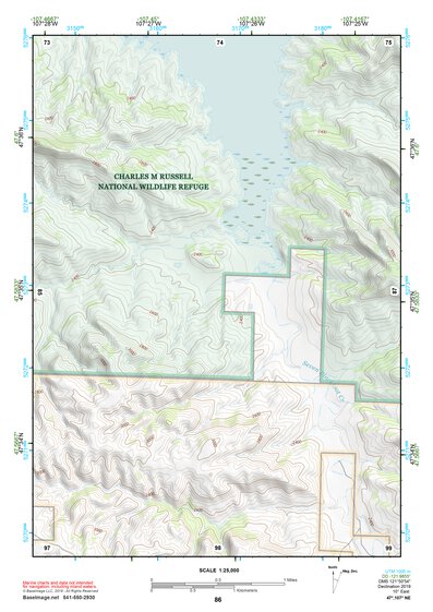 47107NE Page 86 Fort Peck Lake West Topo Preview 1