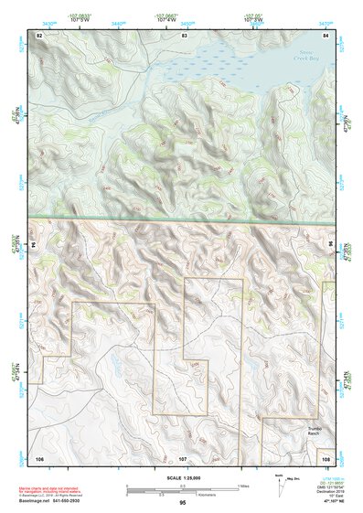 47107NE Page 95 Fort Peck Lake West Topo Preview 1