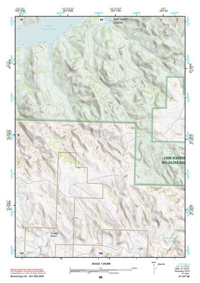 47107NE Page 96 Fort Peck Lake West Topo Preview 1