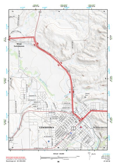 47109SE Page 86 Lewistown Topo Preview 1