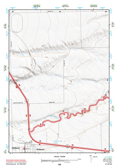 47109SW Page 100 Lewistown Topo Preview 1