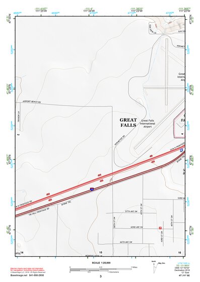 47111SE Page 3 Great Falls South Topo Preview 1