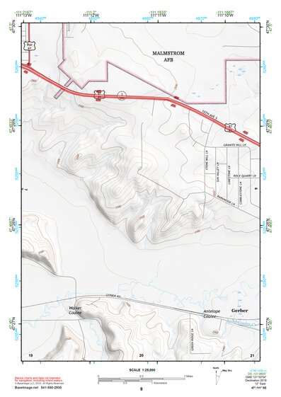 47111SE Page 8 Great Falls South Topo Preview 1