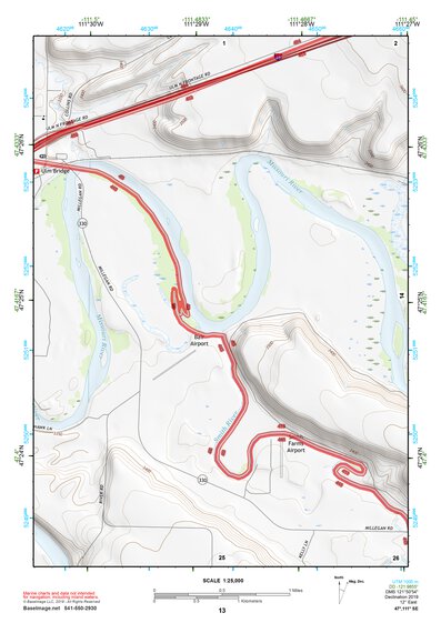 47111SE Page 13 Great Falls South Topo Preview 1