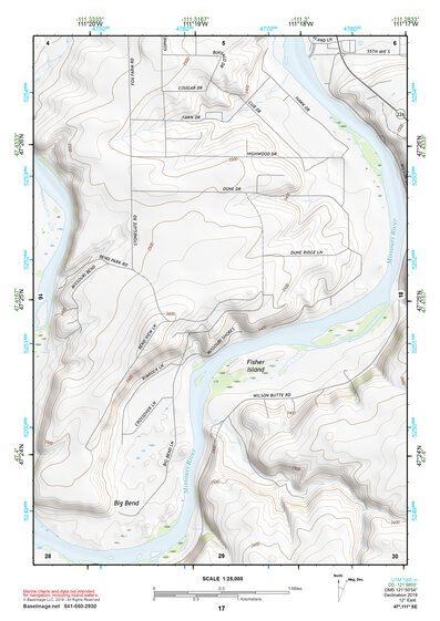 47111SE Page 17 Great Falls South Topo Preview 1