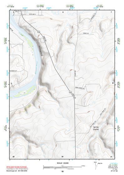 47111SE Page 18 Great Falls South Topo Preview 1