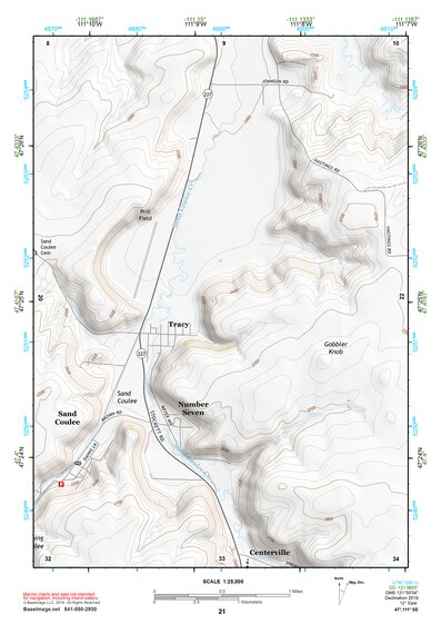 47111SE Page 21 Great Falls South Topo Preview 1