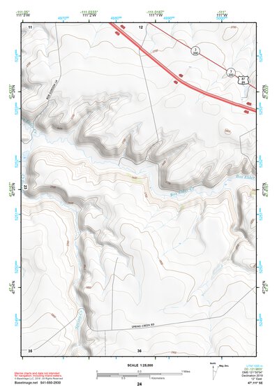 47111SE Page 24 Great Falls South Topo Preview 1