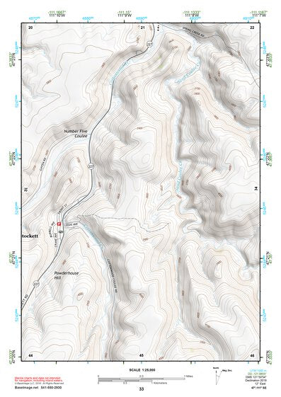 47111SE Page 33 Great Falls South Topo Preview 1