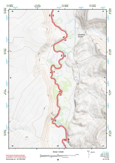 47111SE Page 38 Great Falls South Topo Preview 1