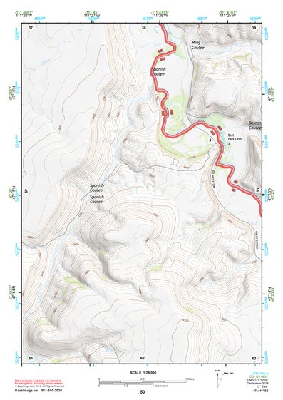 47111SE Page 50 Great Falls South Topo Preview 1