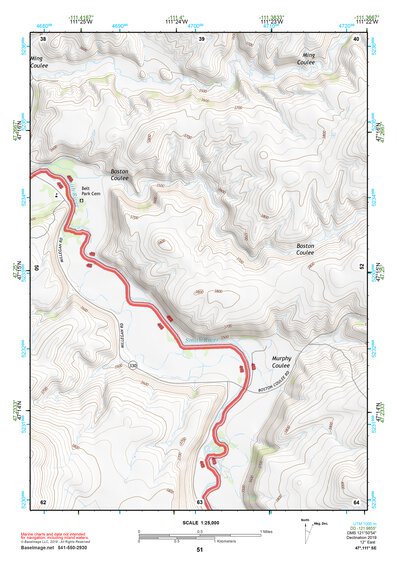 47111SE Page 51 Great Falls South Topo Preview 1
