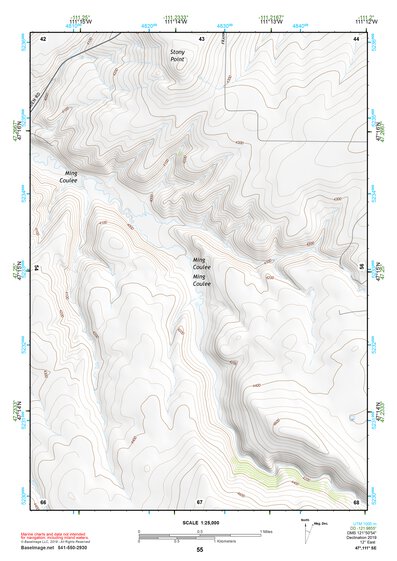 47111SE Page 55 Great Falls South Topo Preview 1