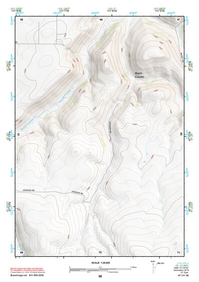 47111SE Page 58 Great Falls South Topo Preview 1
